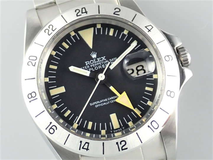 ロレックス エクスプローラーII Ref.1655 ブラック文字盤 中古 explorer2-101