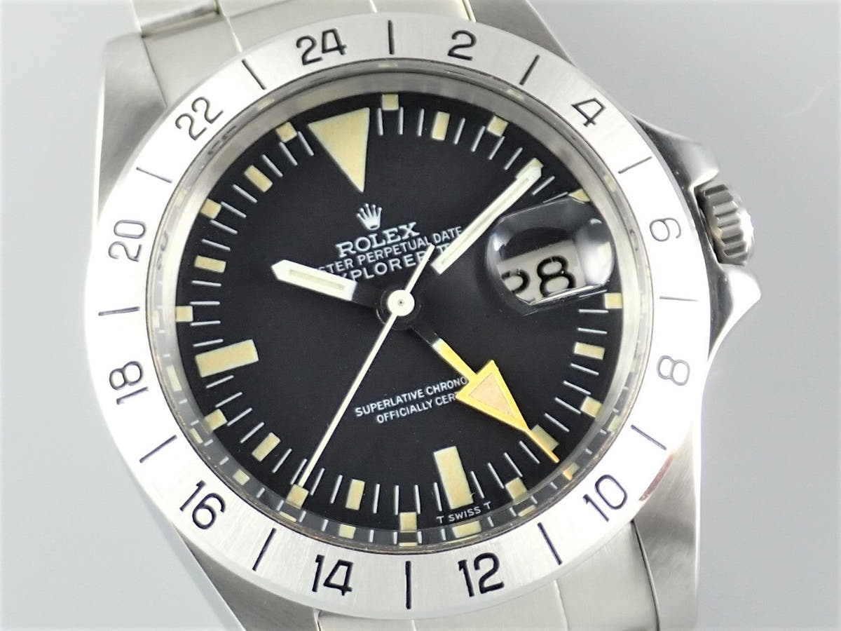 ロレックス エクスプローラーII Ref.1655 ブラック文字盤 中古 explorer2-101