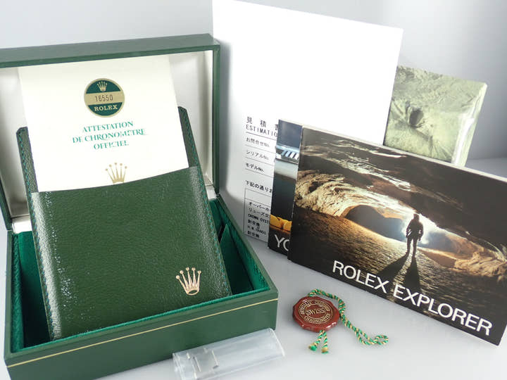 ロレックス エクスプローラーII Ref.16550 アイボリー文字盤 中古 explorer2-103