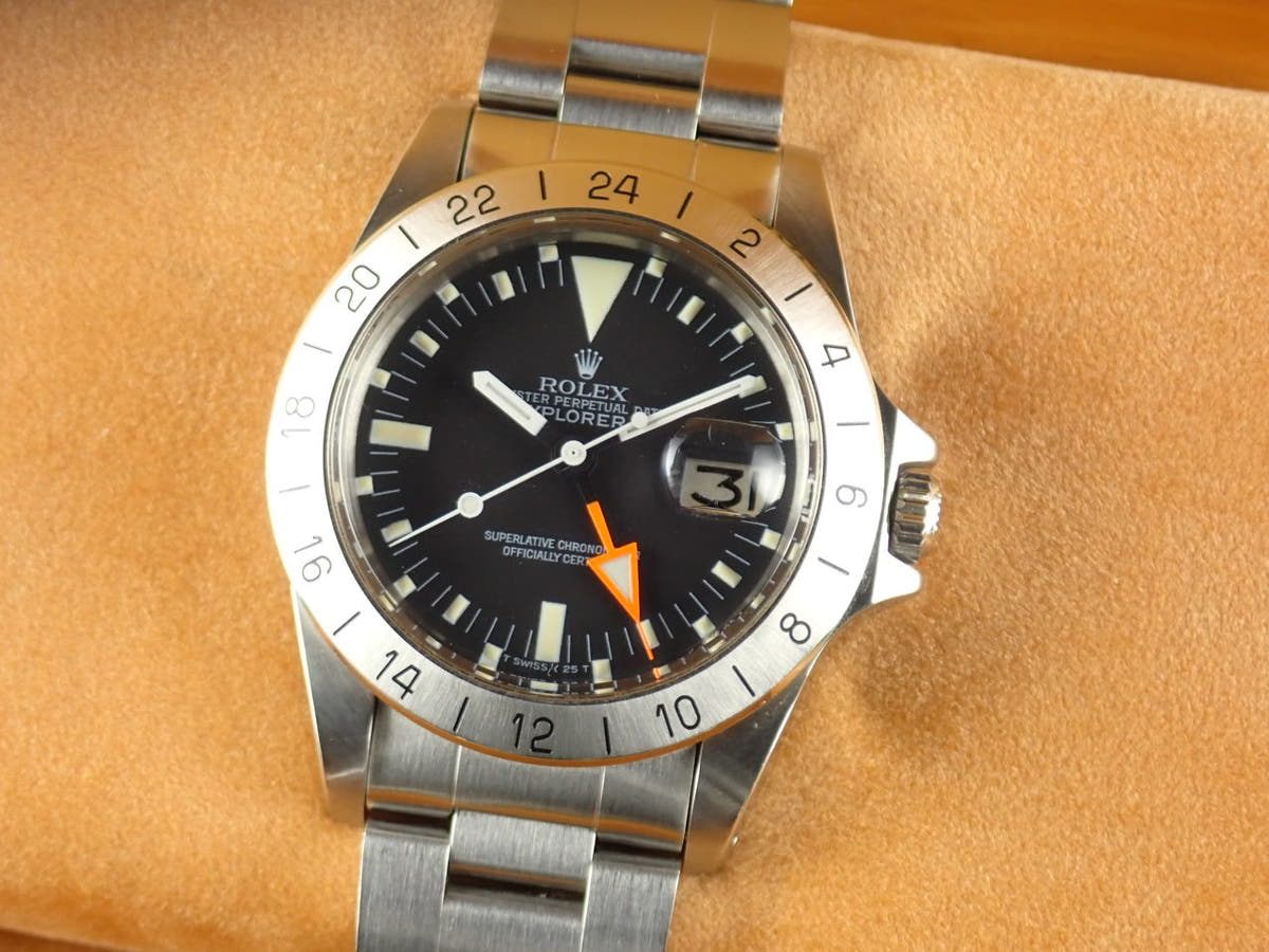 ロレックス エクスプローラーII Ref.1655 ブラック文字盤 中古 explorer2-104