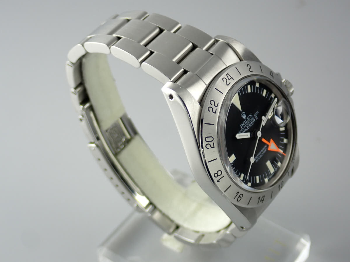 ロレックス エクスプローラーII Ref.1655 ブラック文字盤 中古 explorer2-104