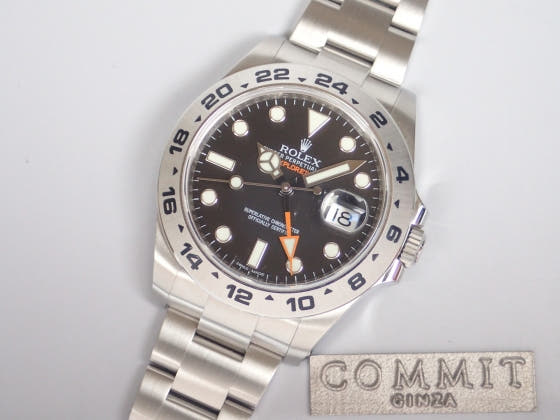 Rolex Explorer II Ref.216570 Black Dial Used explorer2-11