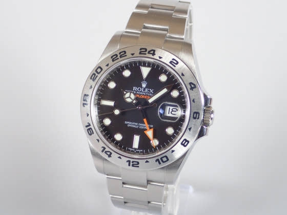 Rolex Explorer II Ref.216570 Black Dial Used explorer2-11
