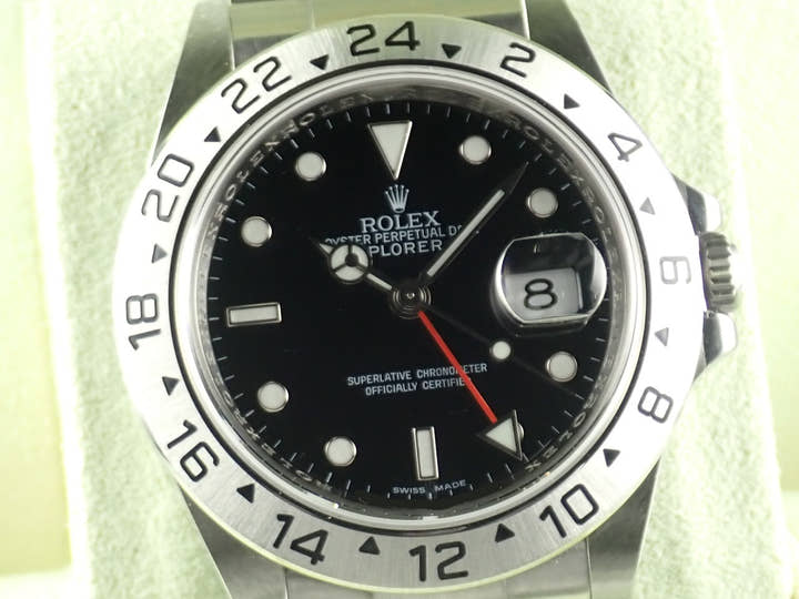 ロレックス エクスプローラーII Ref.16570 ブラック文字盤 中古 explorer2-123