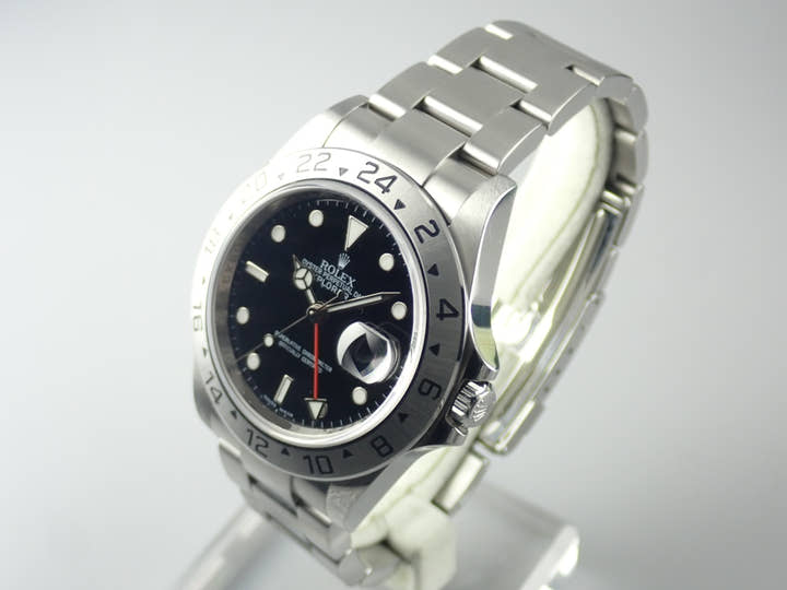 ロレックス エクスプローラーII Ref.16570 ブラック文字盤 中古 explorer2-123