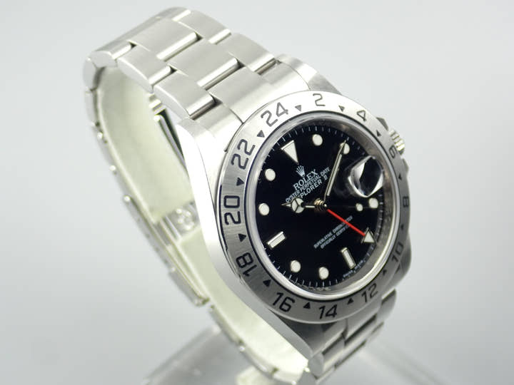 ロレックス エクスプローラーII Ref.16570 ブラック文字盤 中古 explorer2-123