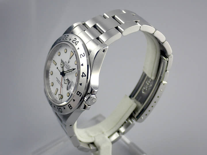 ロレックス エクスプローラーII Ref.16570 ホワイト文字盤 中古 explorer2-125-2