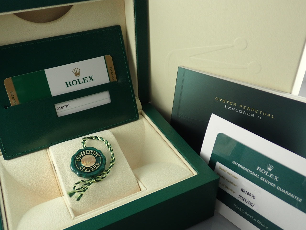 Rolex Explorer II White Dial &lt;Warranty, Box, etc.&gt;