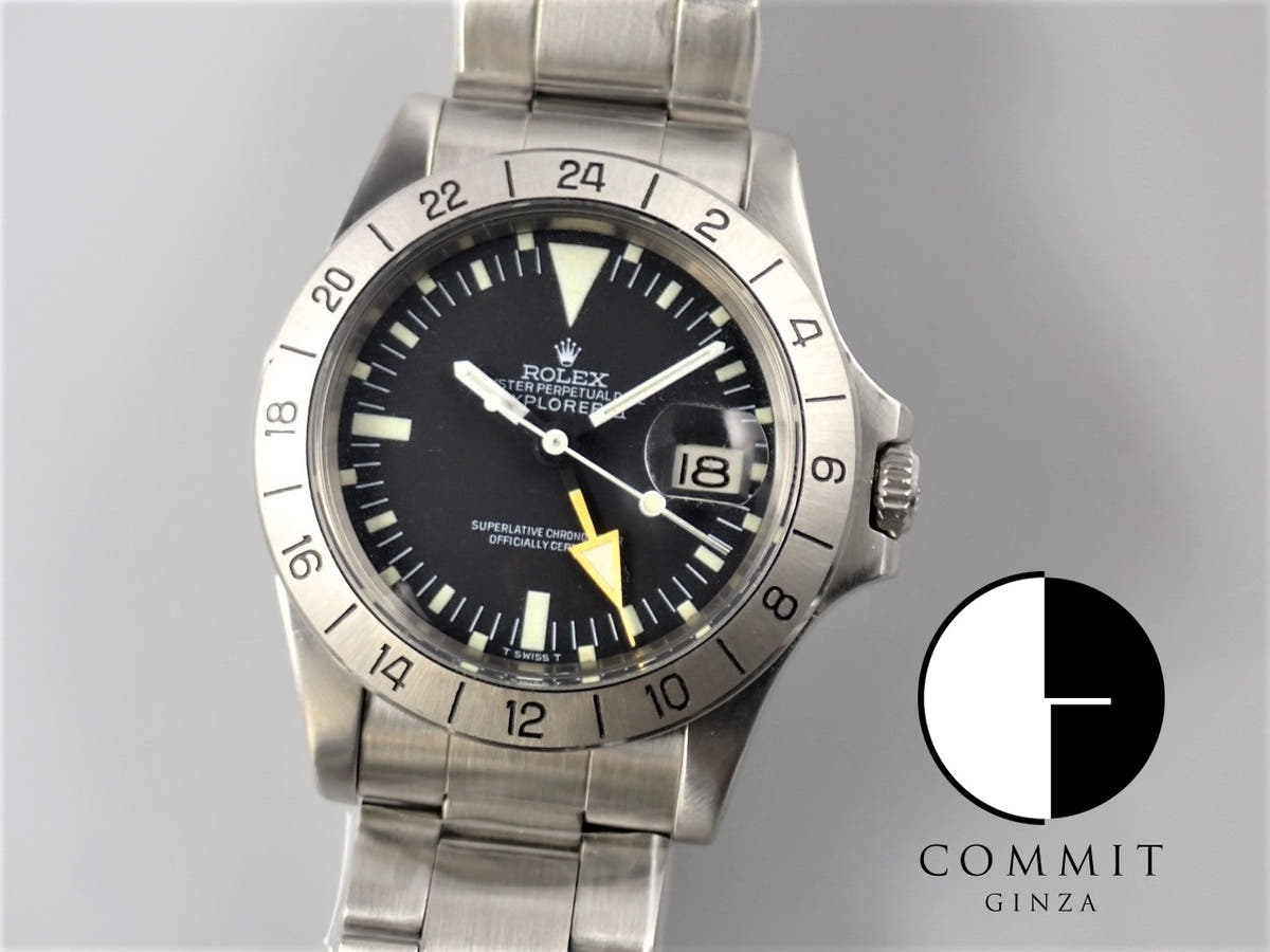 ロレックス エクスプローラーII Ref.1655 ブラック文字盤 中古 explorer2-142