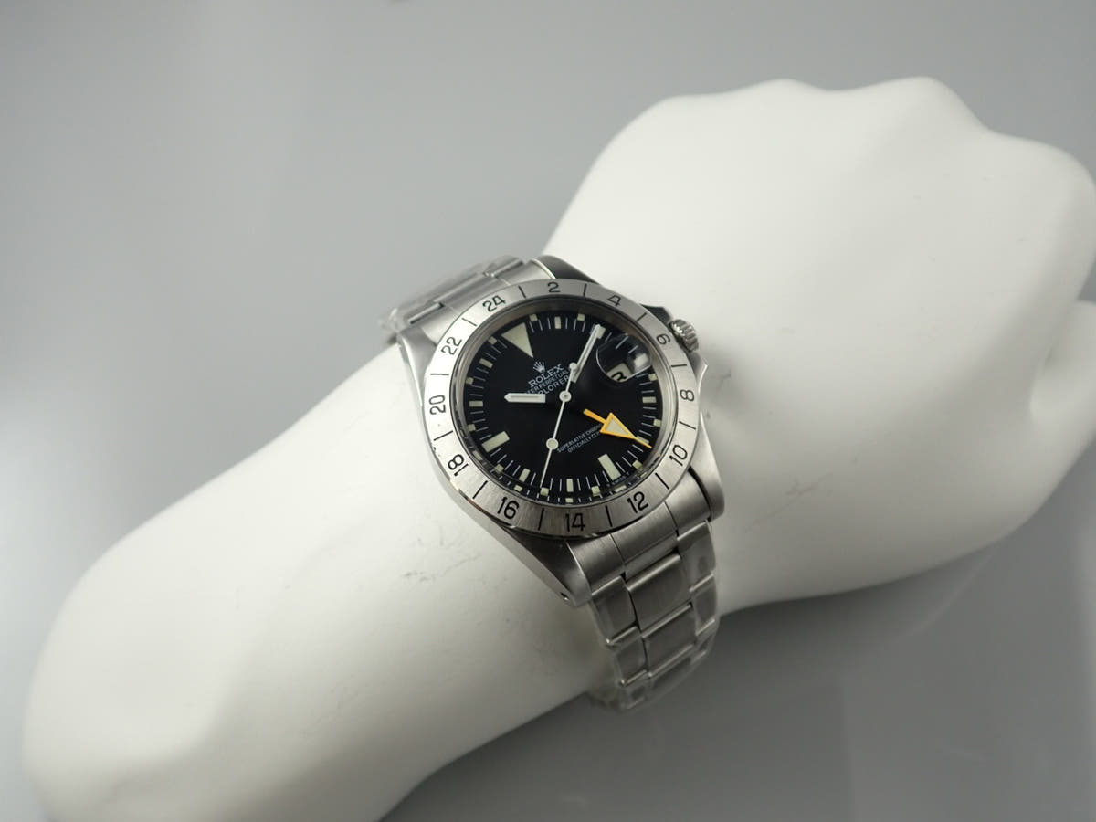 ロレックス エクスプローラーII Ref.1655 ブラック文字盤 中古 explorer2-142