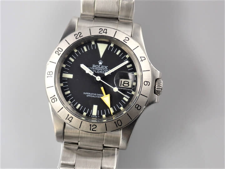 ロレックス エクスプローラーII Ref.1655 ブラック文字盤 中古 explorer2-142