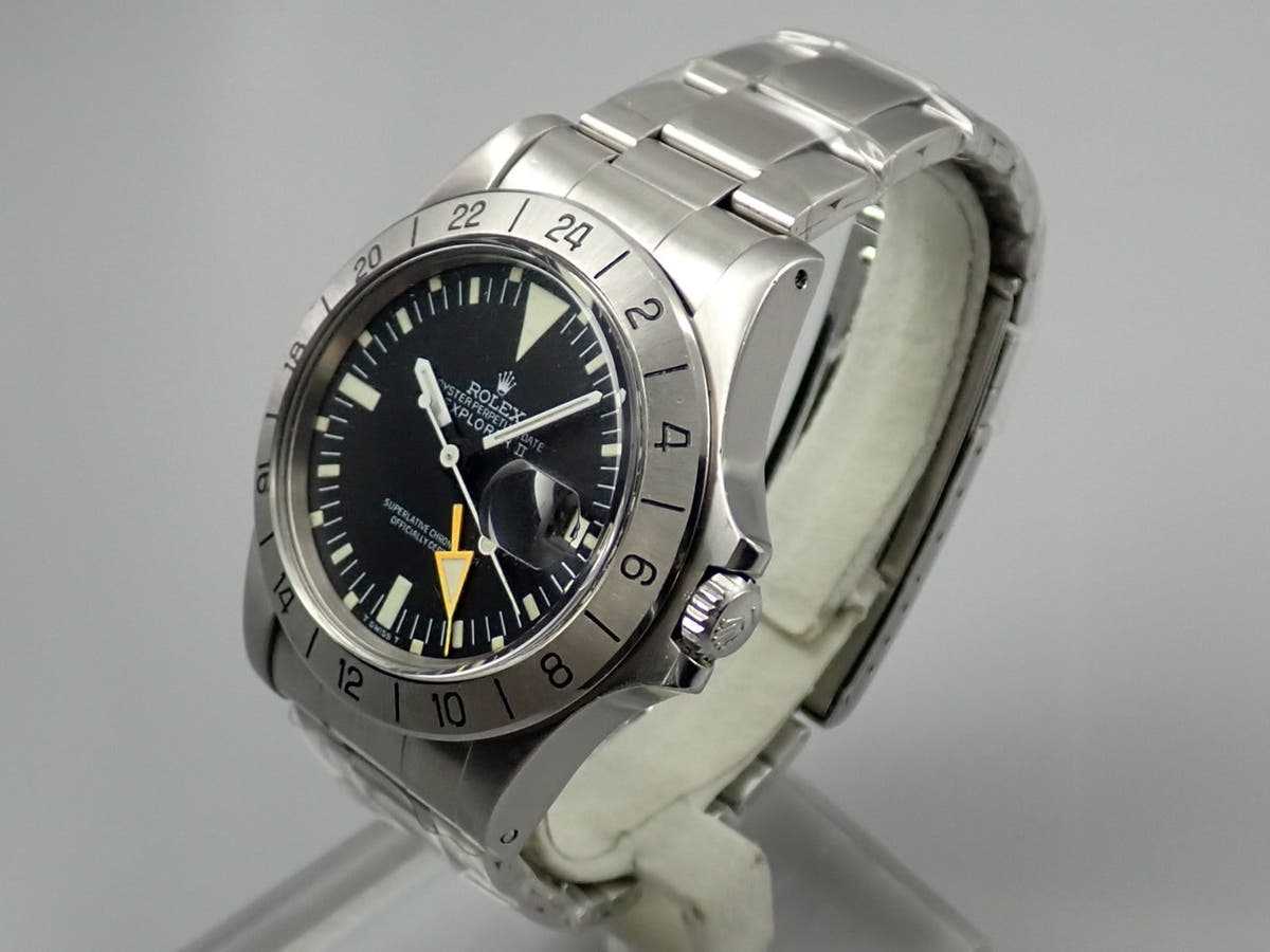 ロレックス エクスプローラーII Ref.1655 ブラック文字盤 中古 explorer2-142