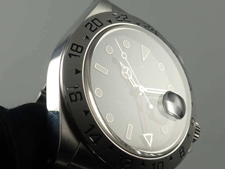 ロレックス エクスプローラーII Ref.16570 ブラック文字盤 中古 explorer2-147