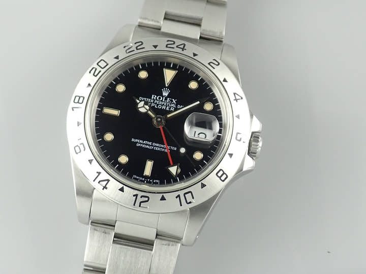 ロレックス エクスプローラーII Ref.16570 ブラック文字盤 中古 explorer2-147
