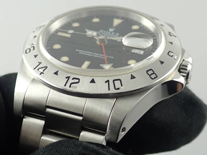 ロレックス エクスプローラーII Ref.16570 ブラック文字盤 中古 explorer2-147
