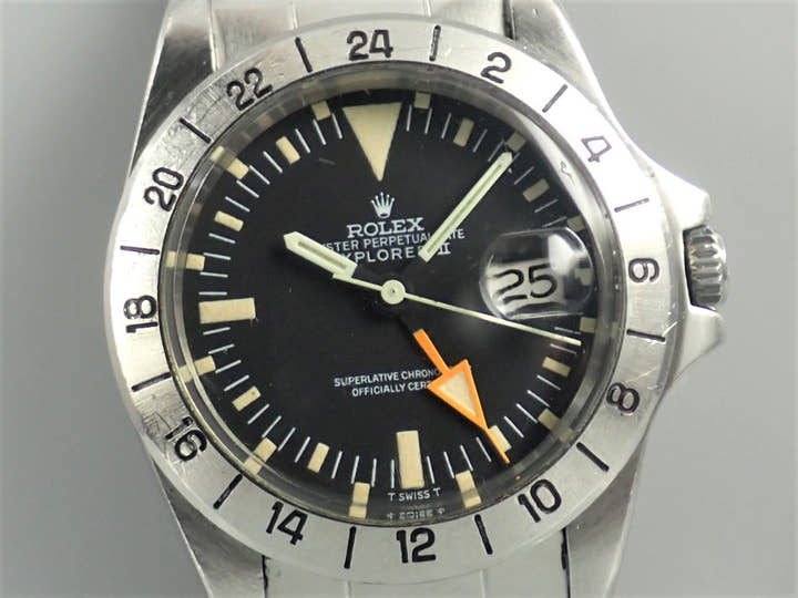 ロレックス エクスプローラーII Ref.1655 ブラック文字盤 中古 explorer2-149