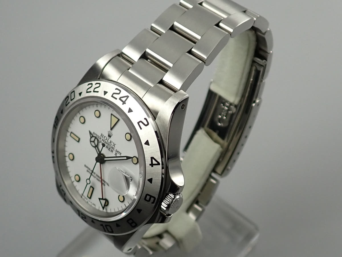 ロレックス エクスプローラーII Ref.16570 ホワイト文字盤 中古 explorer2-151