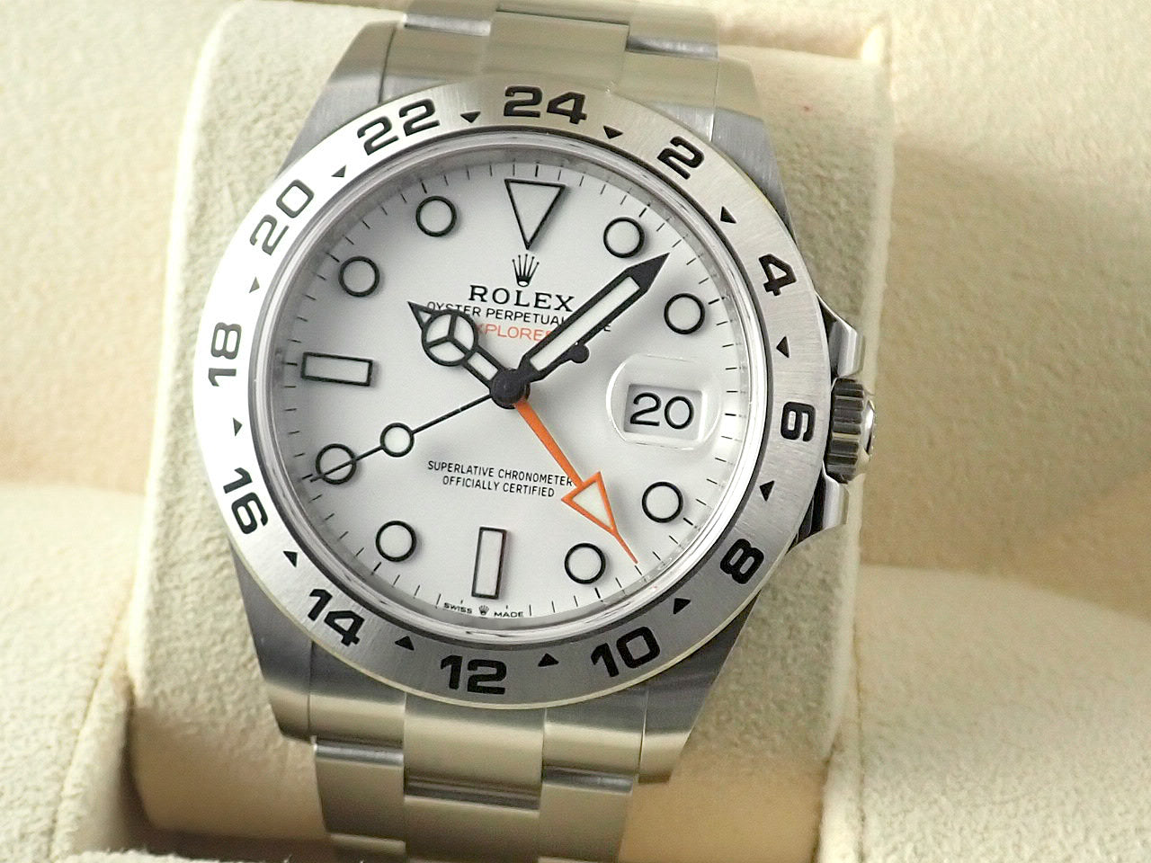 Rolex New Explorer II White Dial &lt;Warranty, Box, etc.&gt;