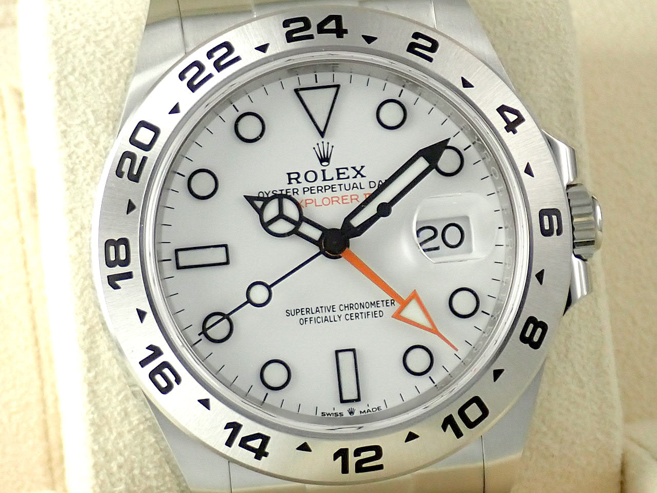 Rolex New Explorer II White Dial &lt;Warranty, Box, etc.&gt;