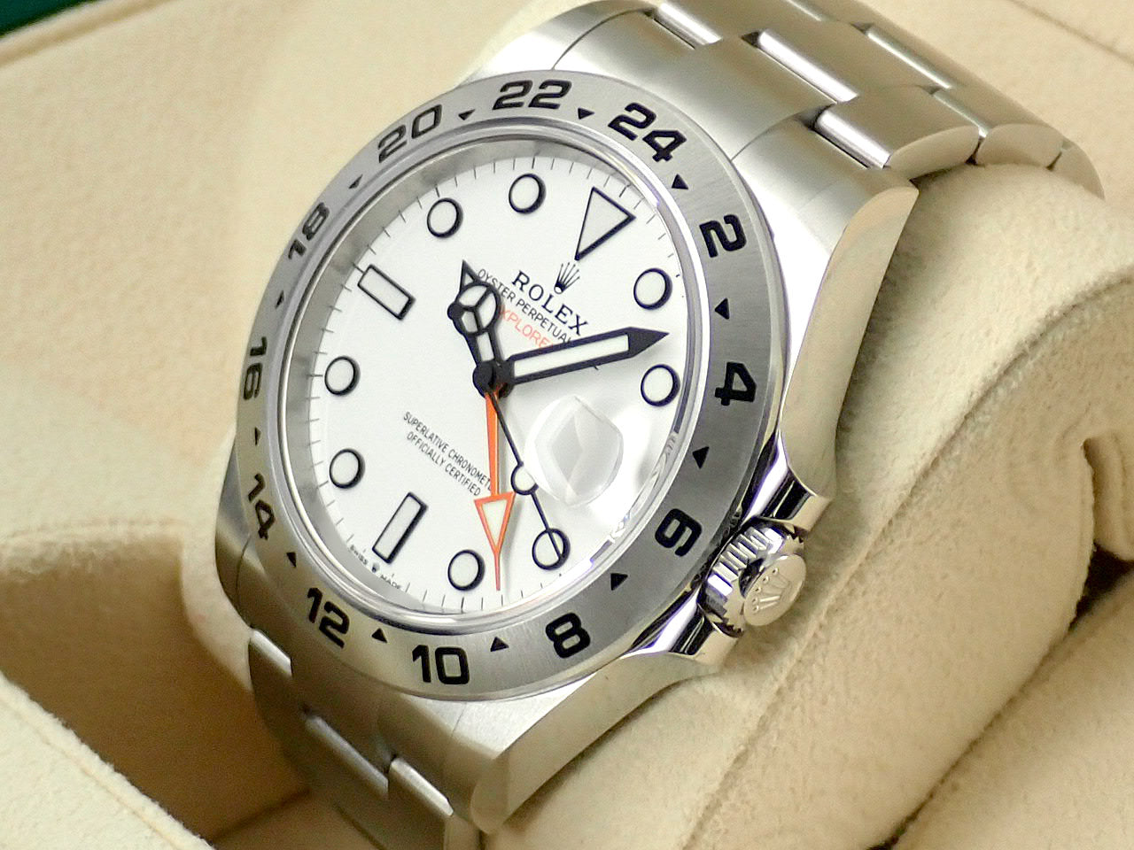 Rolex New Explorer II White Dial &lt;Warranty, Box, etc.&gt;