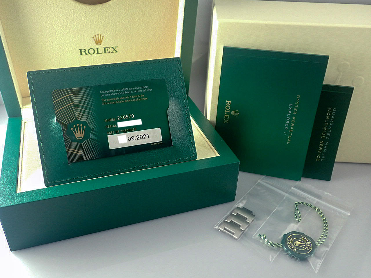 Rolex New Explorer II White Dial &lt;Warranty, Box, etc.&gt;