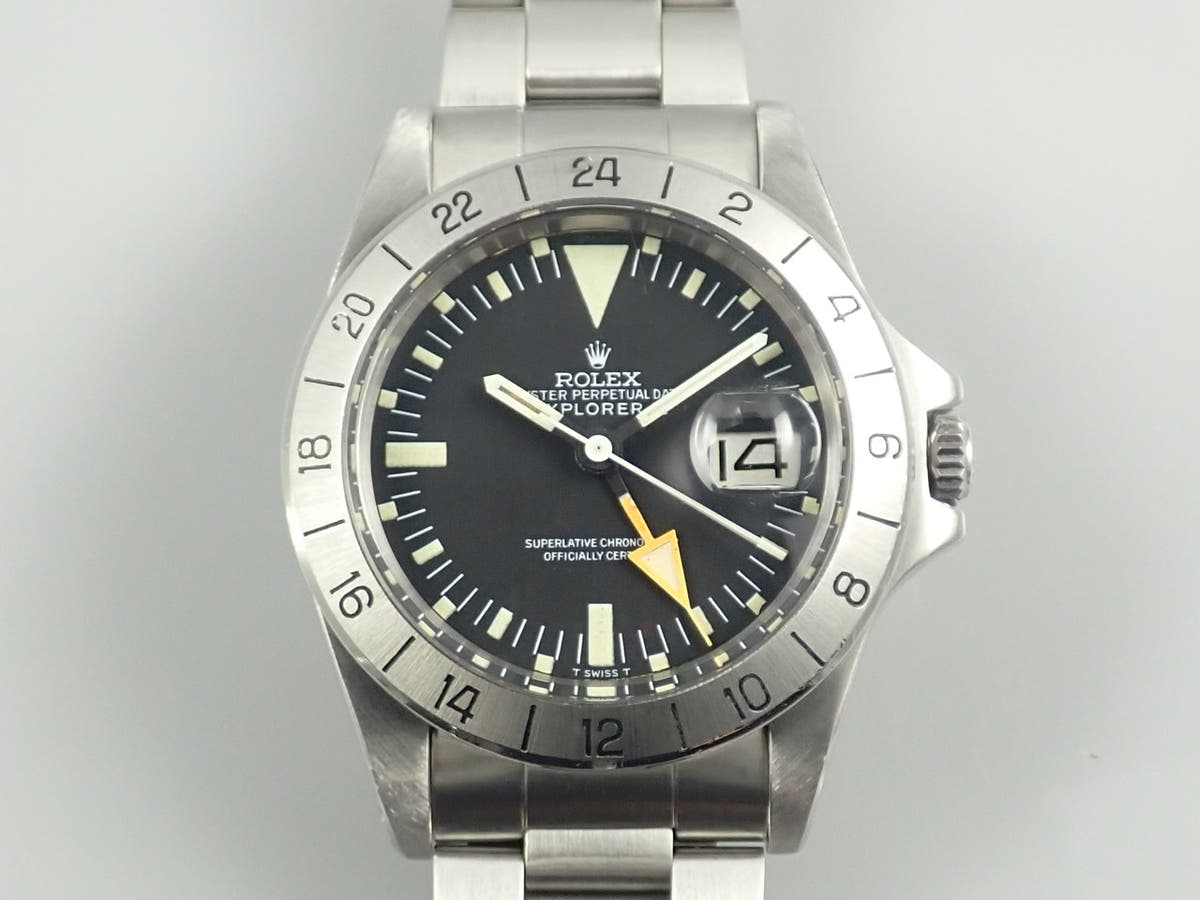 ロレックス エクスプローラーII Ref.1655 ブラック文字盤 中古 XKF99P43