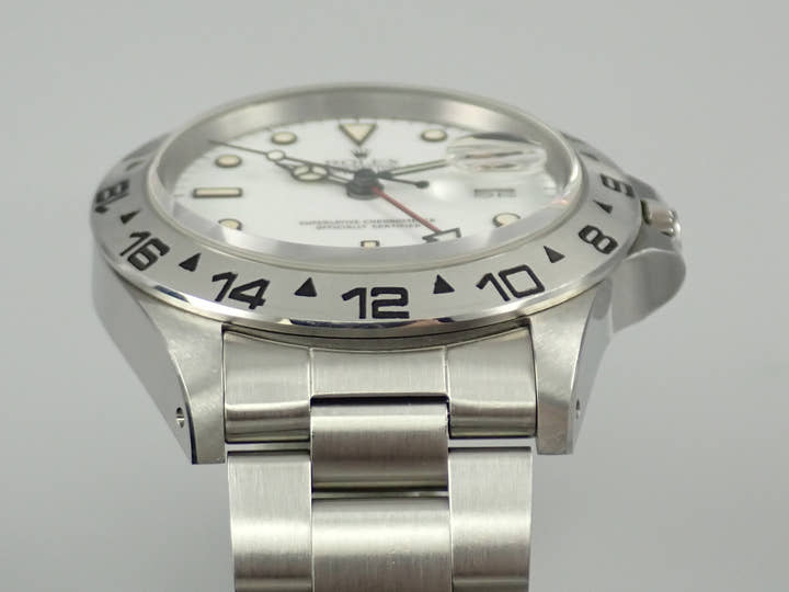 ロレックス エクスプローラーII Ref.16550 ホワイト文字盤 中古 explorer2-157