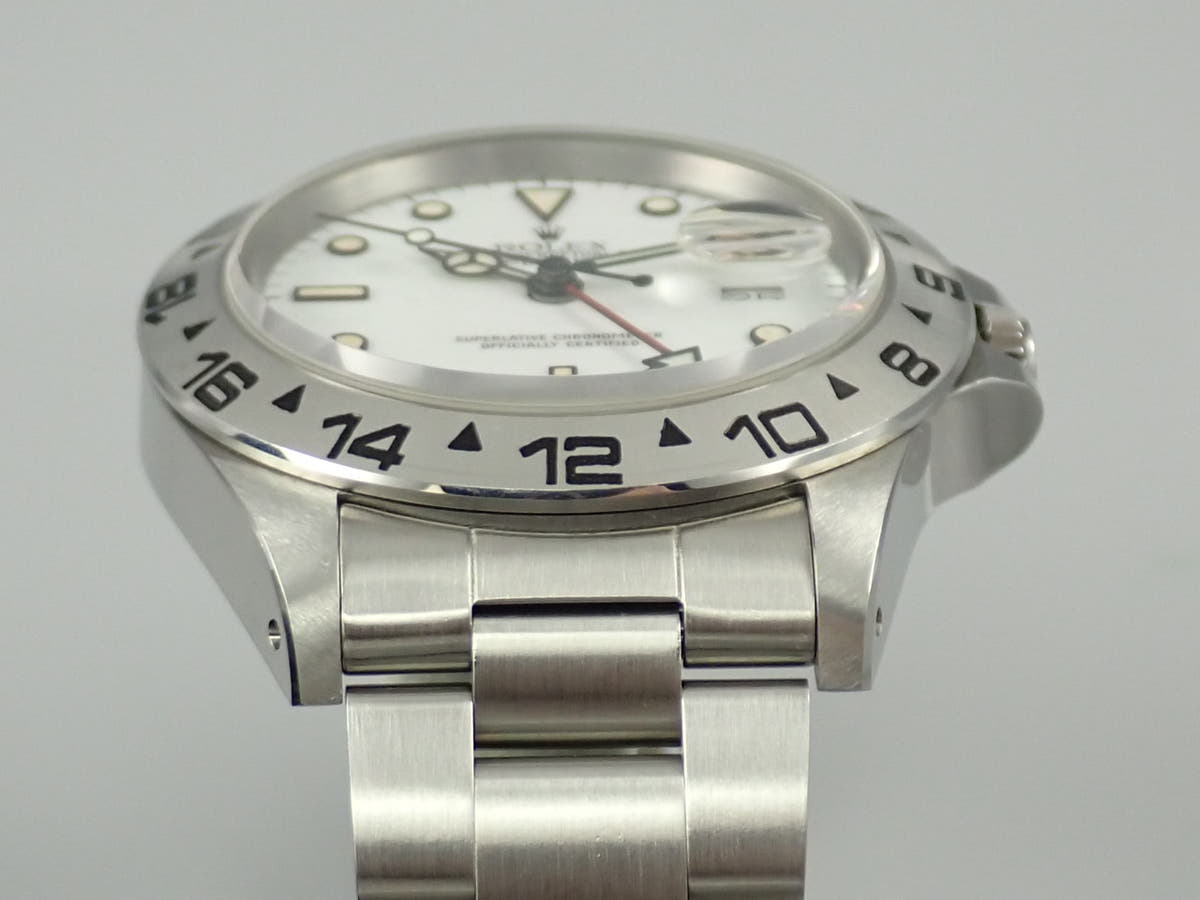 ロレックス エクスプローラーII Ref.16550 ホワイト文字盤 中古 explorer2-157
