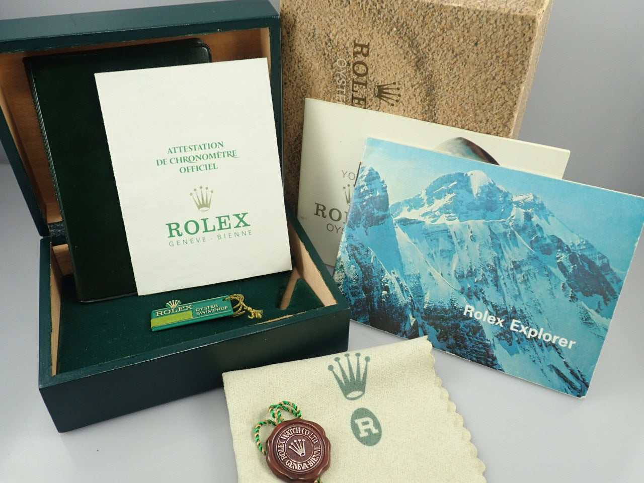 Rolex Explorer &lt;Warranty box and other items&gt;