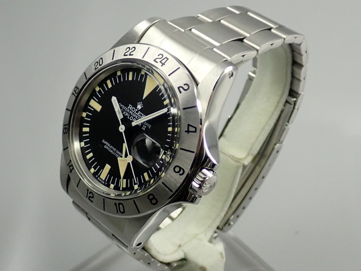 ロレックス エクスプローラーII Ref.1655 ブラック文字盤 中古 Y78W1701