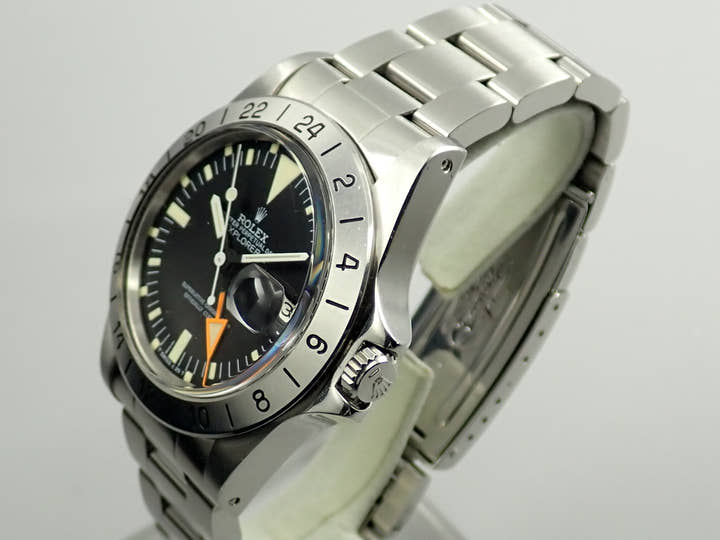 ロレックス エクスプローラーII Ref.1655 ステンレススチール ブラック文字盤