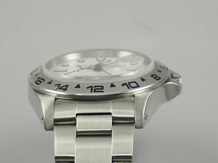 ロレックス エクスプローラーII Ref.16550 ステンレススチール ホワイト文字盤