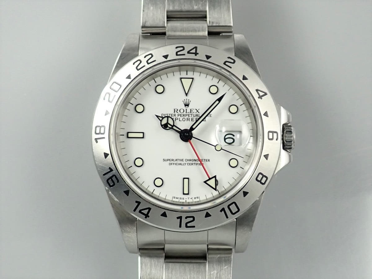 ロレックス エクスプローラーII Ref.16570 ホワイト文字盤 中古 5SFMZCX3