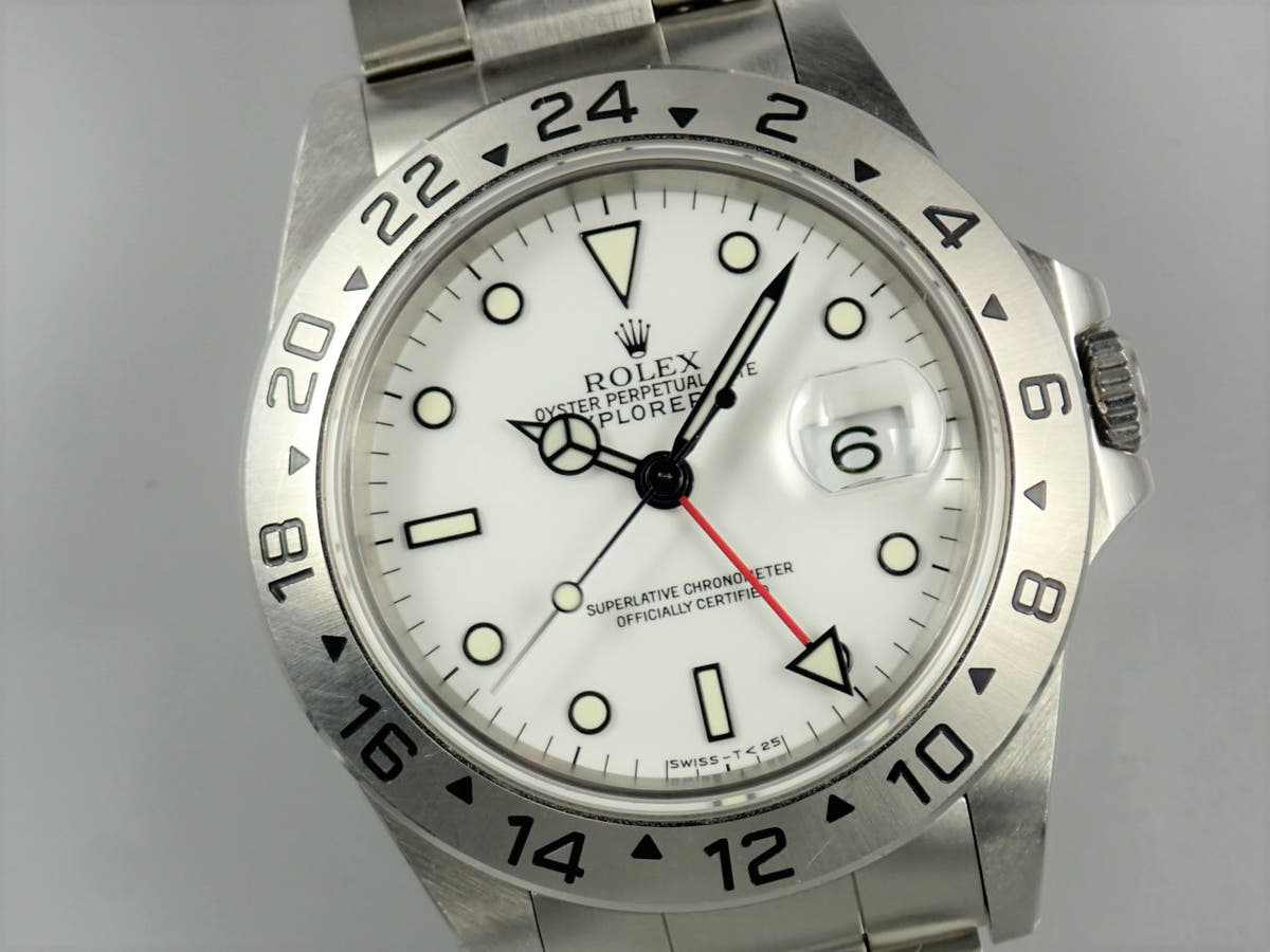 ロレックス エクスプローラーII Ref.16570 ホワイト文字盤 中古 5SFMZCX3