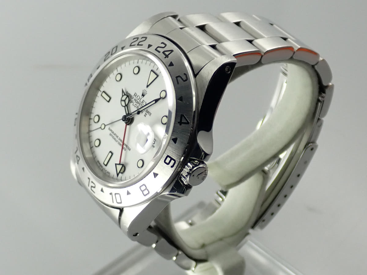 ロレックス エクスプローラーII Ref.16570 ホワイト文字盤 中古 5SFMZCX3