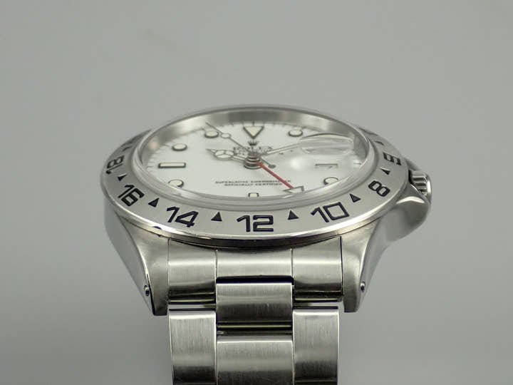 ロレックス エクスプローラーII Ref.16550 ステンレススチール ホワイト文字盤