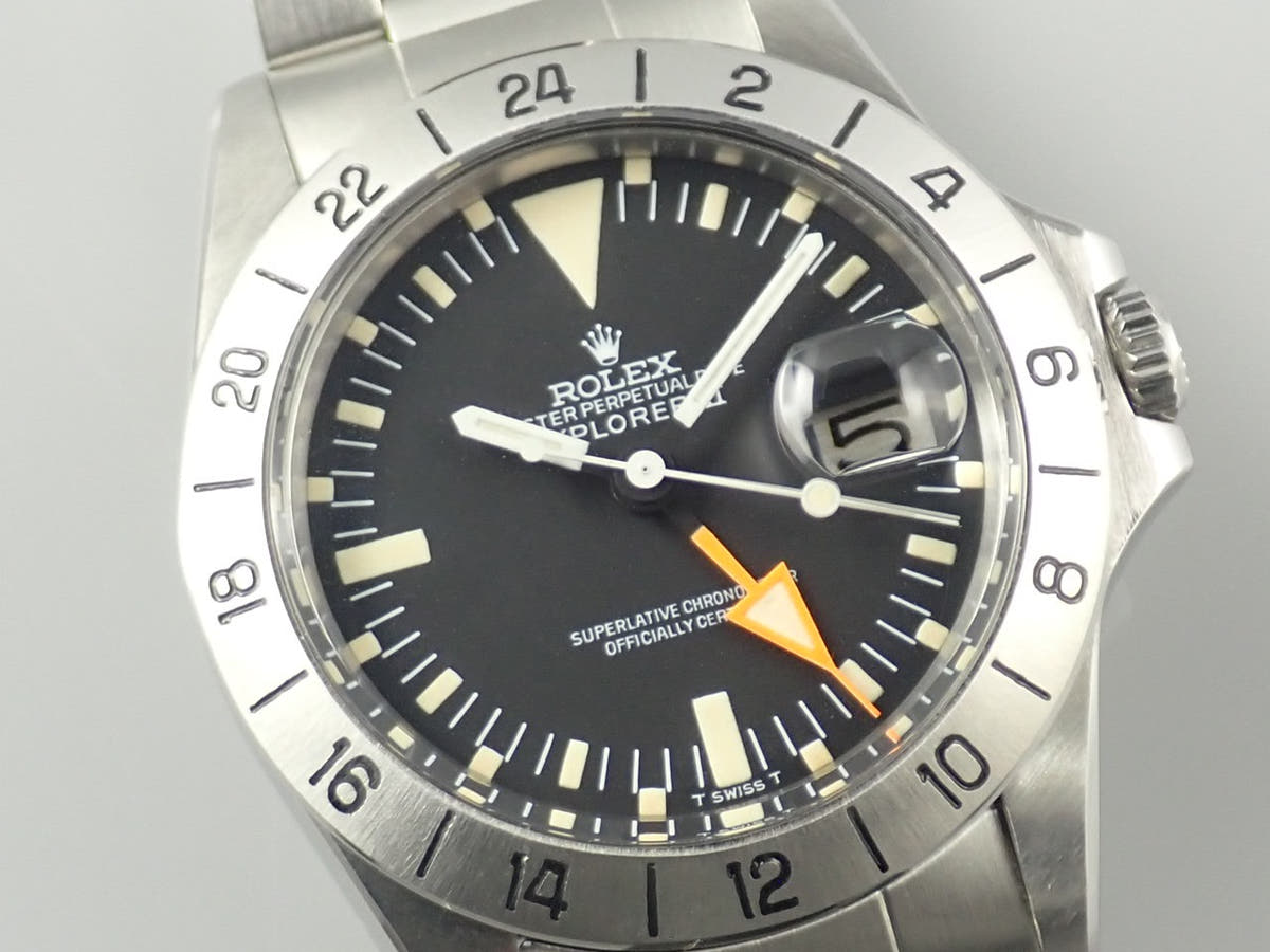 ロレックス エクスプローラーII Ref.1655 ブラック文字盤 中古 H7F91U57