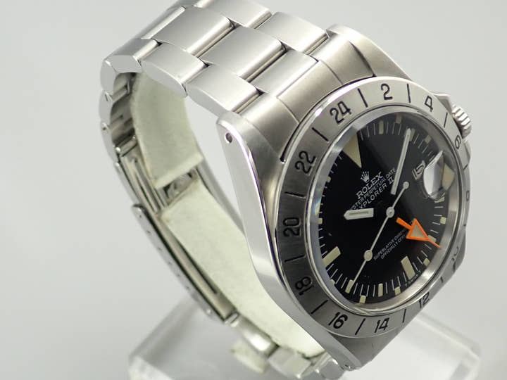 ロレックス エクスプローラーII Ref.1655 ステンレススチール ブラック文字盤
