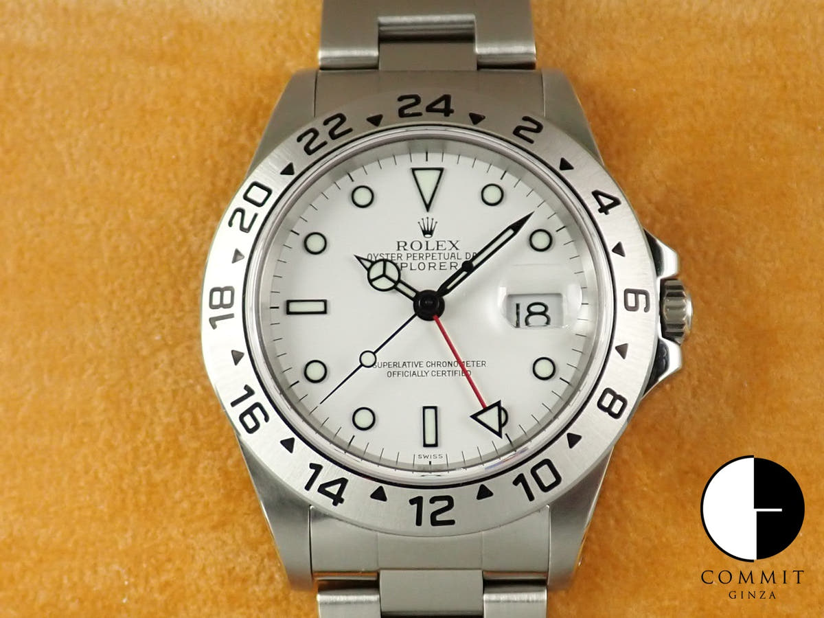 ロレックス エクスプローラーII Ref.16570 ホワイト文字盤 美品 3TAM7785