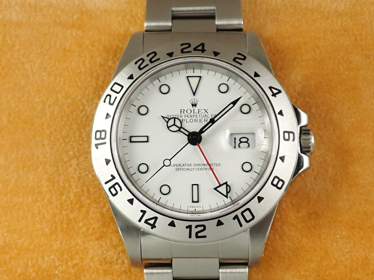 ロレックス エクスプローラーII Ref.16570 ホワイト文字盤 美品 3TAM7785