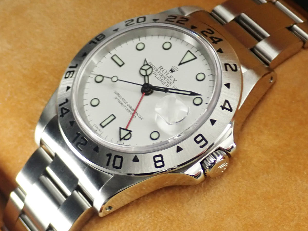 ロレックス エクスプローラーII Ref.16570 ホワイト文字盤 美品 3TAM7785