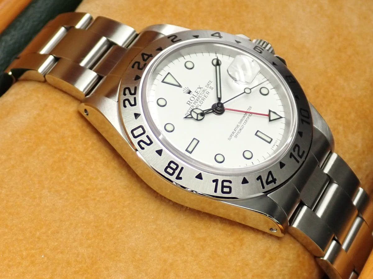 ロレックス エクスプローラーII Ref.16570 ホワイト文字盤 美品 3TAM7785