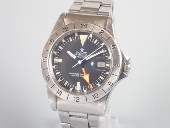 ロレックス エクスプローラーII Ref.1655 ブラック文字盤 中古 explorer2-17