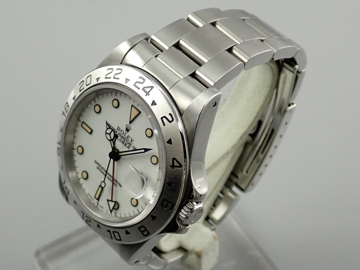 ロレックス エクスプローラーII Ref.16570 ホワイト文字盤 中古 8XMA7W73