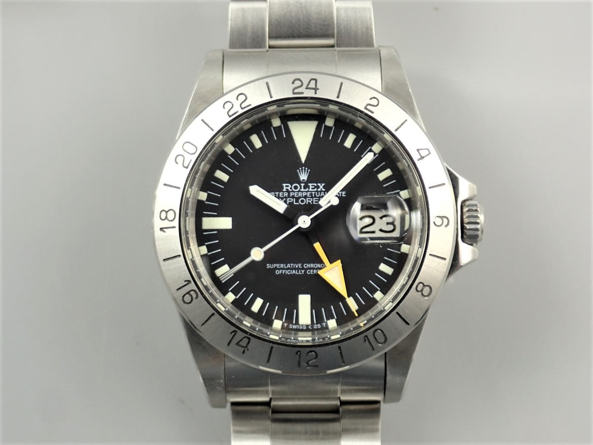 ロレックス エクスプローラーII Ref.1655 ブラック文字盤 中古 9MT9C0H2