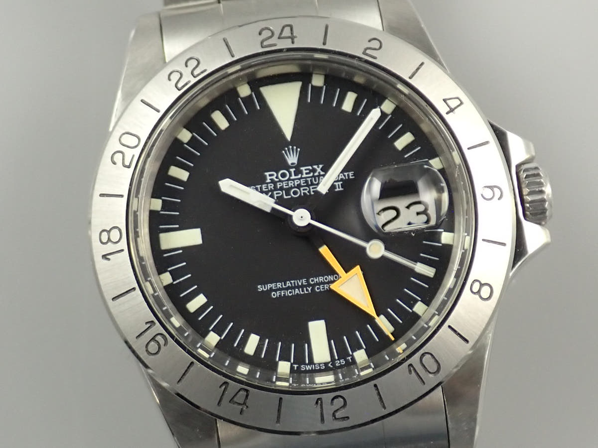 ロレックス エクスプローラーII Ref.1655 ブラック文字盤 中古 9MT9C0H2