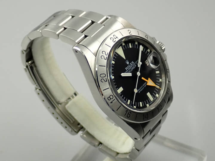 ロレックス エクスプローラーII Ref.1655 ステンレススチール ブラック文字盤