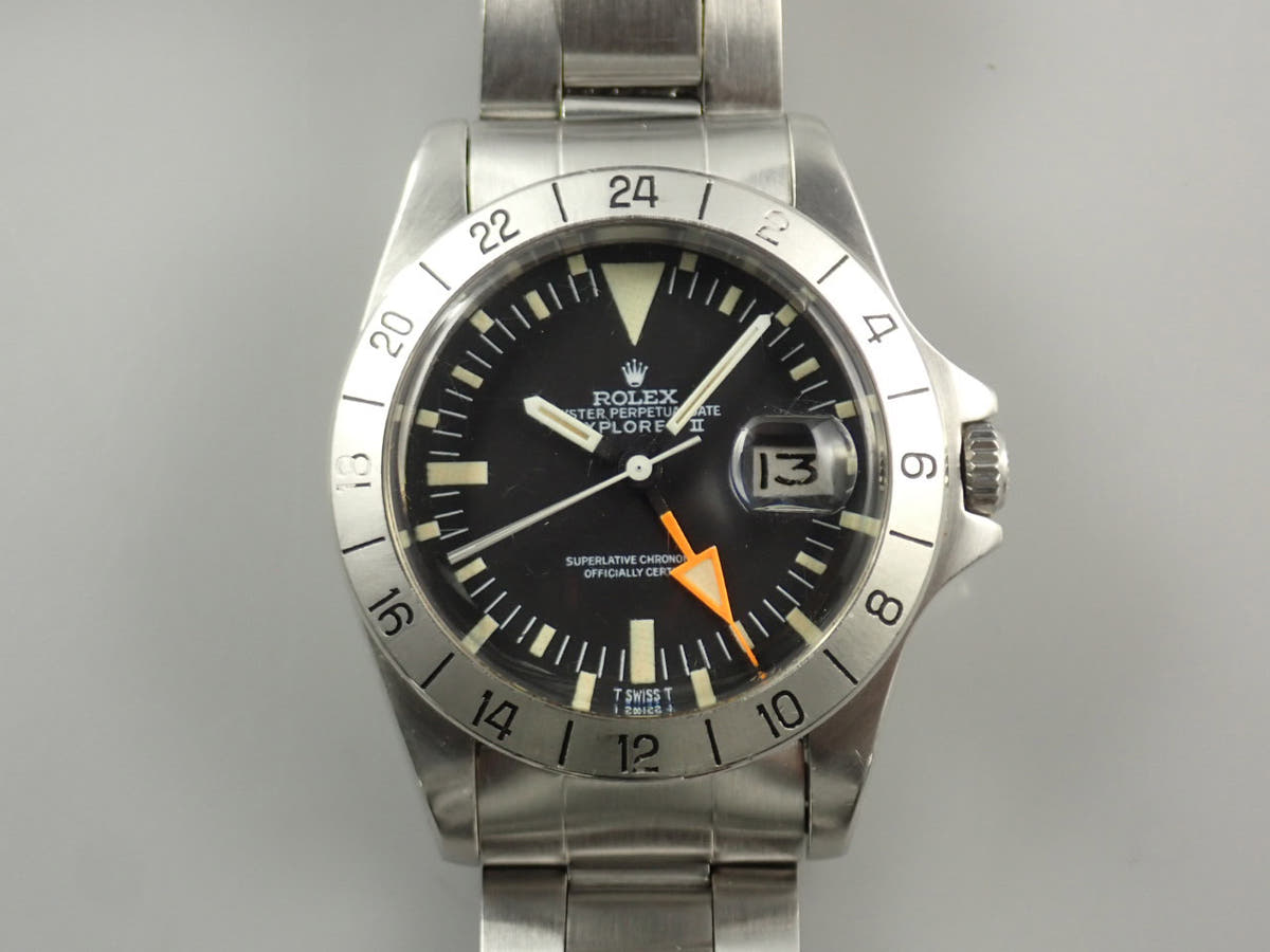 ロレックス エクスプローラーII Ref.1655 ブラック文字盤 中古 3M839512