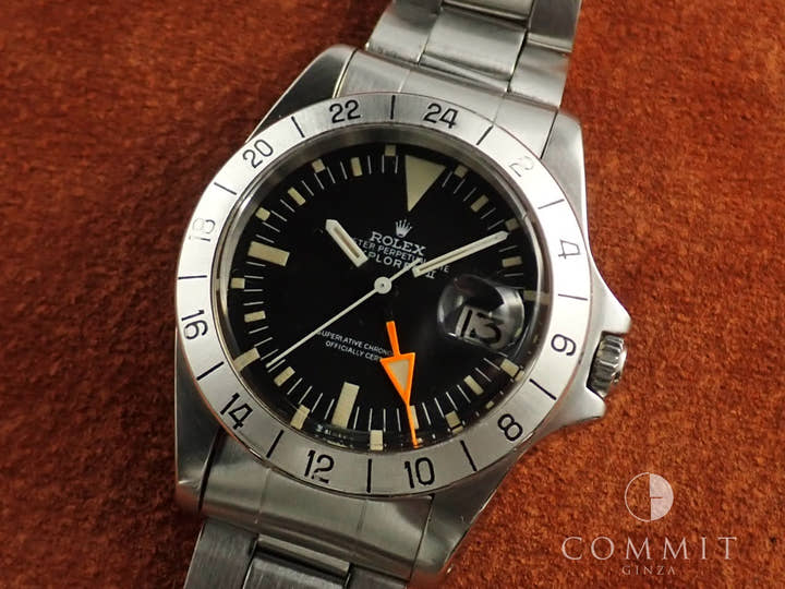 ロレックス エクスプローラーII Ref.1655 ステンレススチール ブラック文字盤
