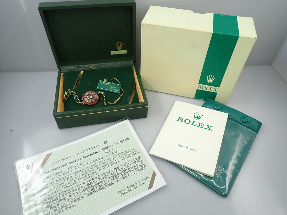 ロレックス エクスプローラーII Ref.1655 ブラック文字盤 中古 2APV5K16